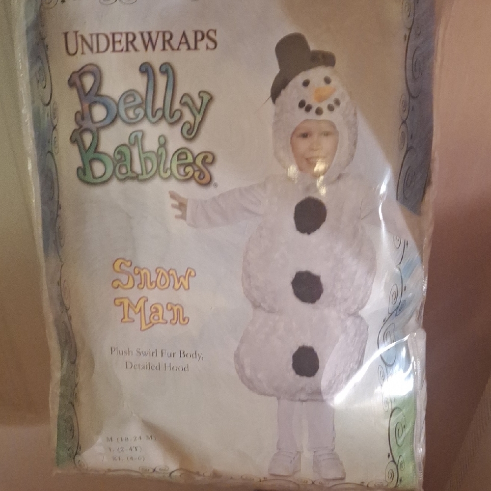 Underwraps Snowman Costume for Kids Size XL